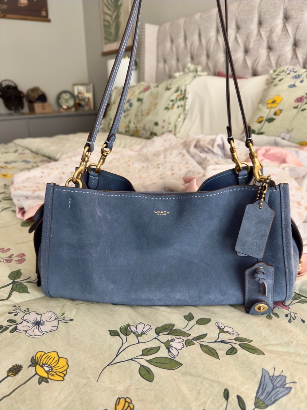 Coach Rogue 34 in light Denim. - Will consider trades - Picture 2 of 8